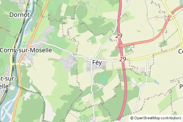 Mapa Féy