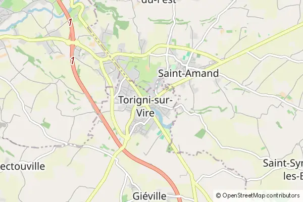 Mapa Torigni-sur-Vire