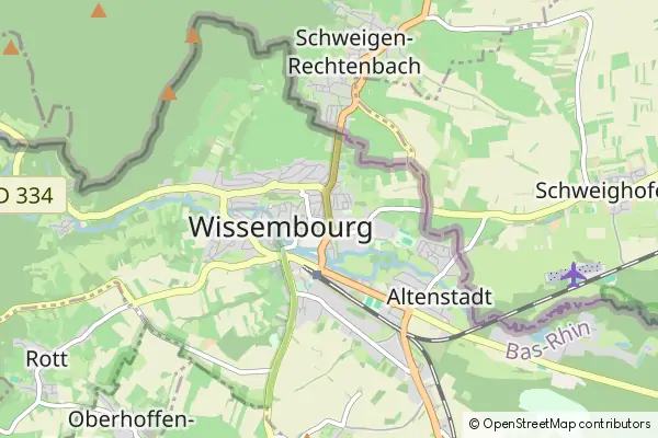 Mapa Wissembourg