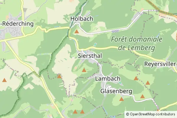 Mapa Siersthal