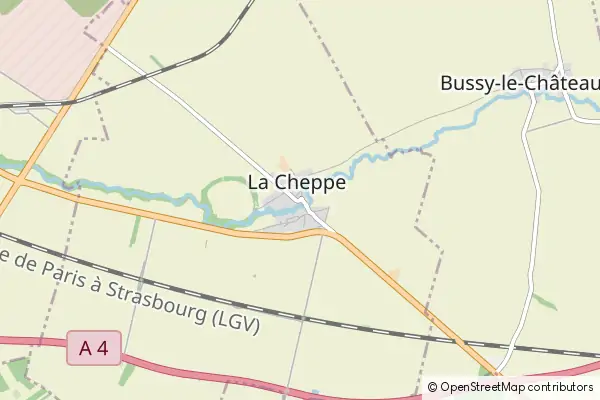 Mapa La Cheppe