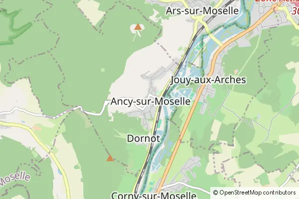 Mapa Ancy-sur-Moselle