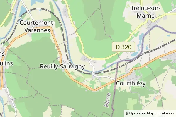 Mapa Passy-sur-Marne