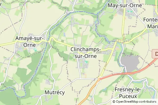 Mapa Clinchamps-sur-Orne