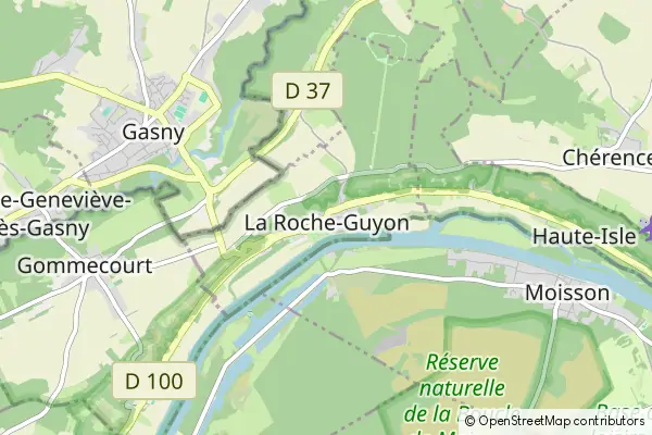 Mapa La Roche-Guyon