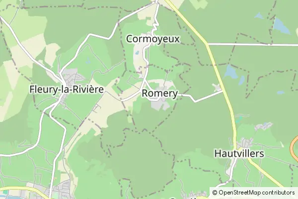 Mapa Romery