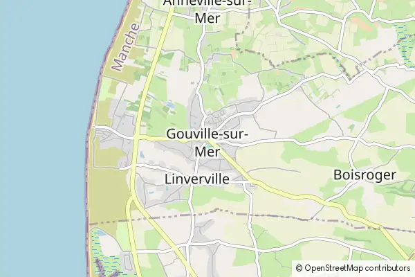 Mapa Gouville-sur-Mer