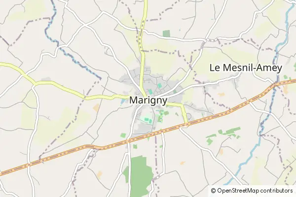 Mapa Marigny