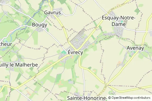 Mapa Évrecy