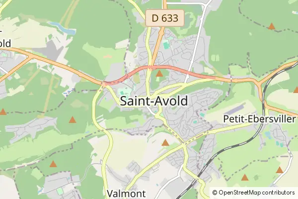 Mapa Saint-Avold