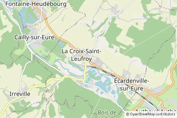 Mapa La Croix-Saint-Leufroy