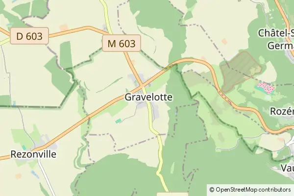 Mapa Gravelotte