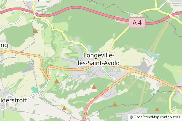 Mapa Longeville-lès-Saint-Avold