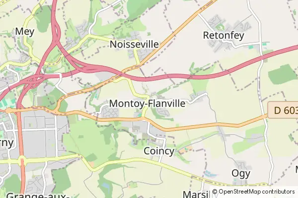 Mapa Montoy-Flanville