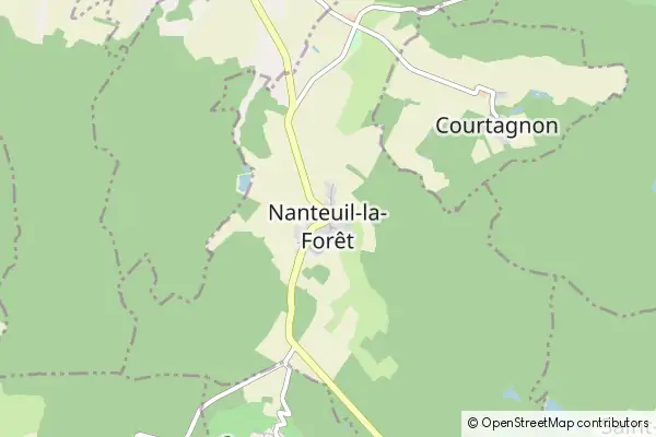 Mapa Nanteuil-la-Forêt