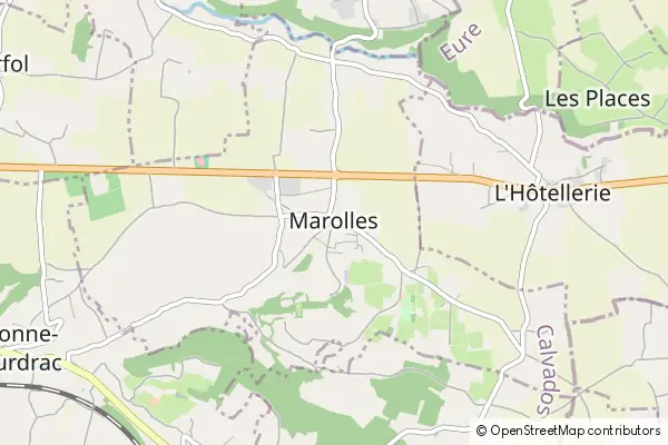 Mapa Marolles