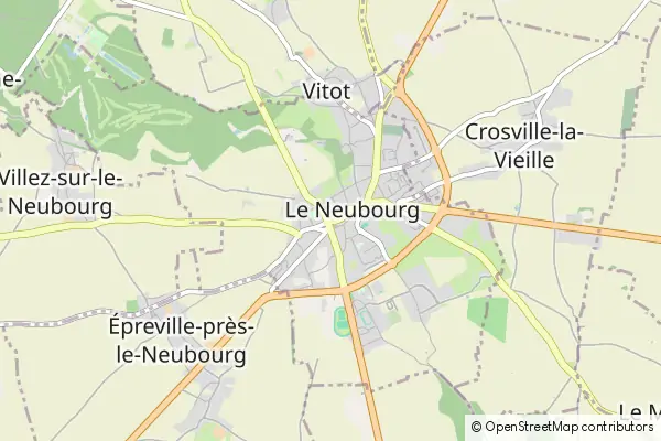 Mapa Le Neubourg