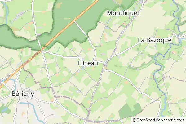 Mapa Litteau