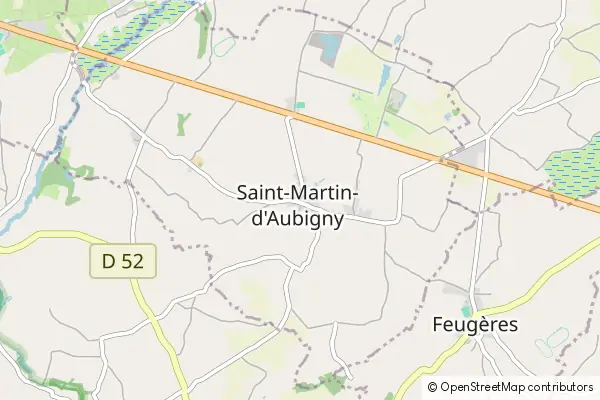 Mapa Saint-Martin-d'Aubigny