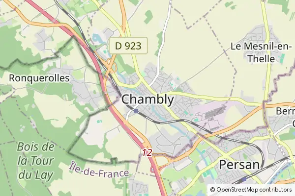 Mapa Chambly