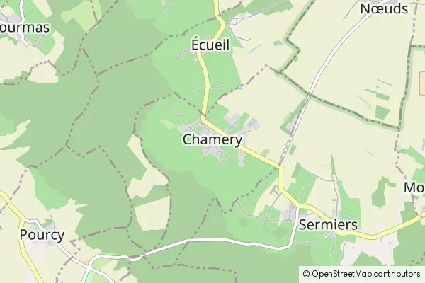 Mapa Chamery