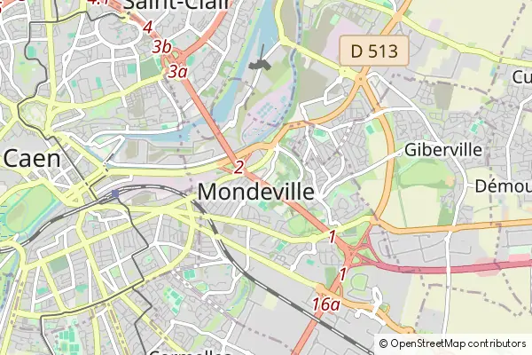 Mapa Mondeville