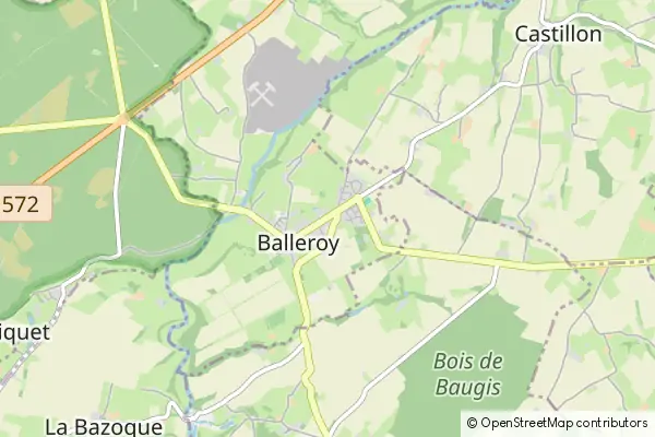 Mapa Balleroy