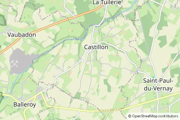 Mapa Castillon