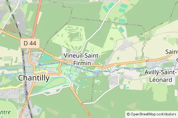 Mapa Vineuil-Saint-Firmin