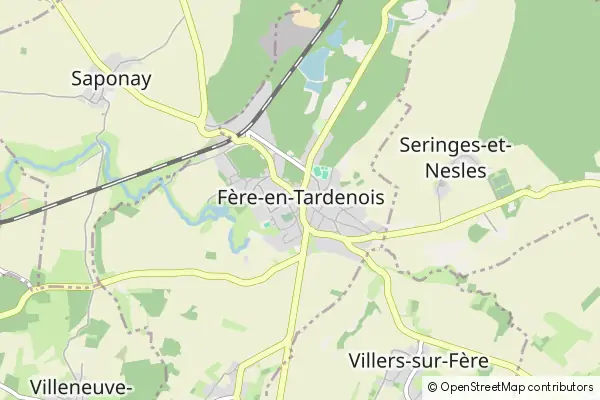 Mapa Fère-en-Tardenois