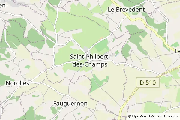 Mapa Saint-Philbert-des-Champs