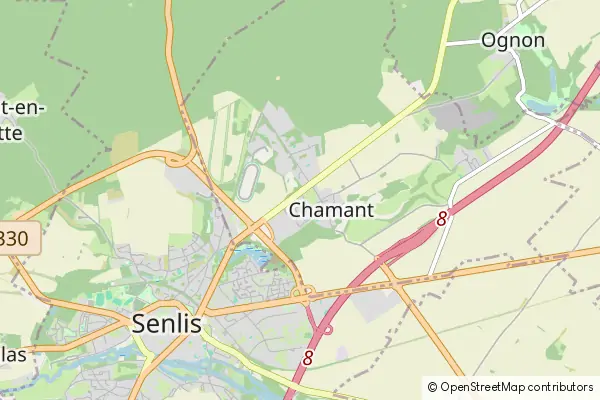 Mapa Chamant