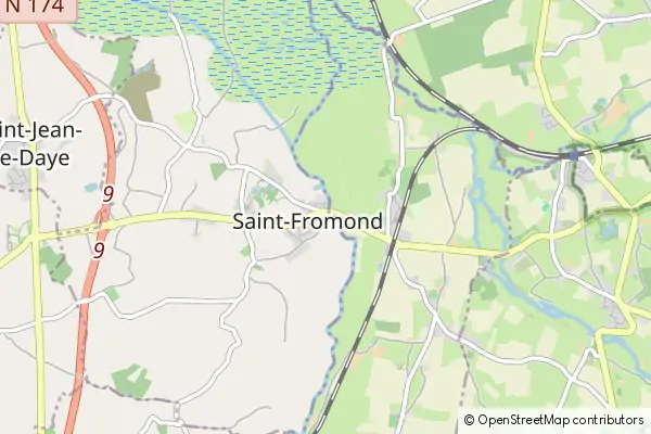 Mapa Saint-Fromond