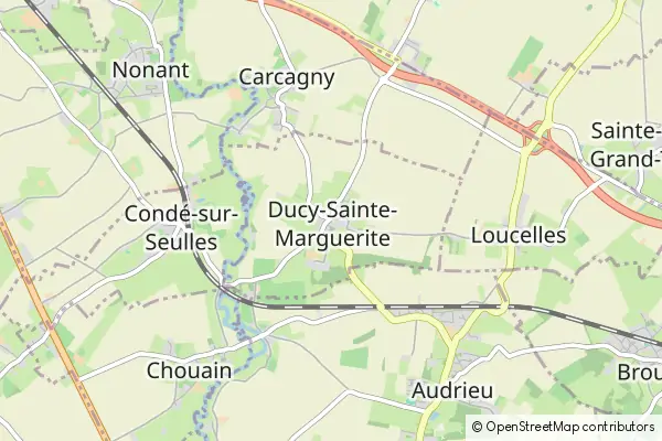 Mapa Ducy-Sainte-Marguerite