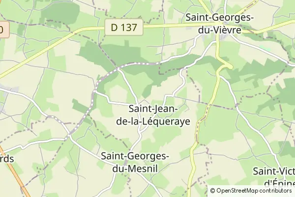 Mapa Saint-Jean-de-la-Léqueraye