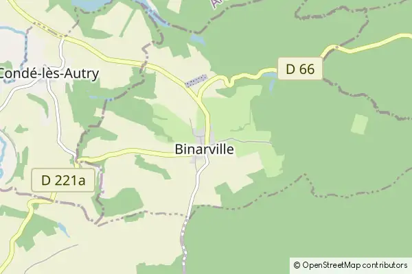 Mapa Binarville