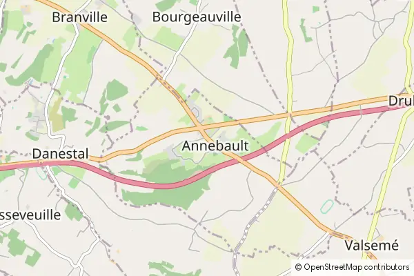 Mapa Annebault