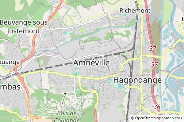 Mapa Amnéville