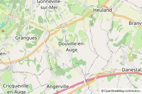 Mapa Douville-en-Auge