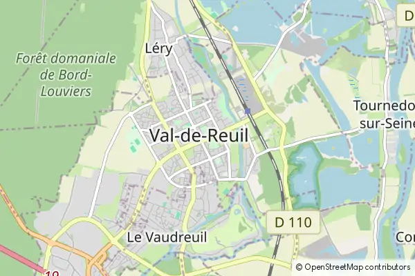 Mapa Val de Reuil