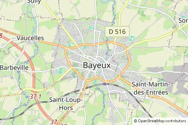 Mapa Bayeux