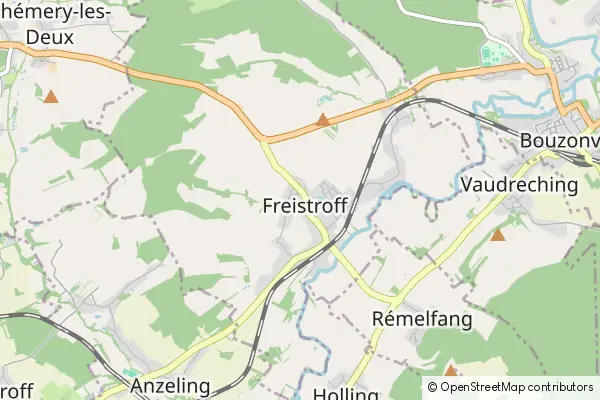 Mapa Freistroff