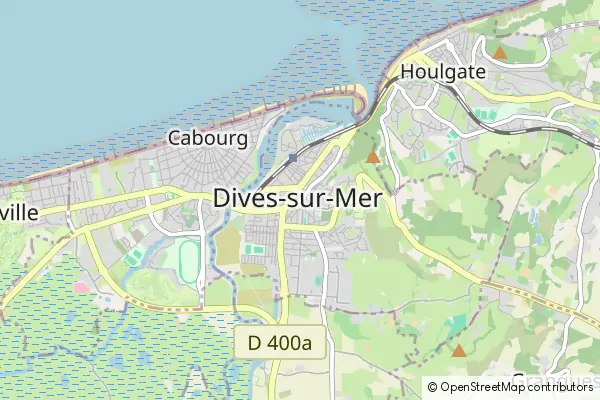 Mapa Dives-sur-Mer