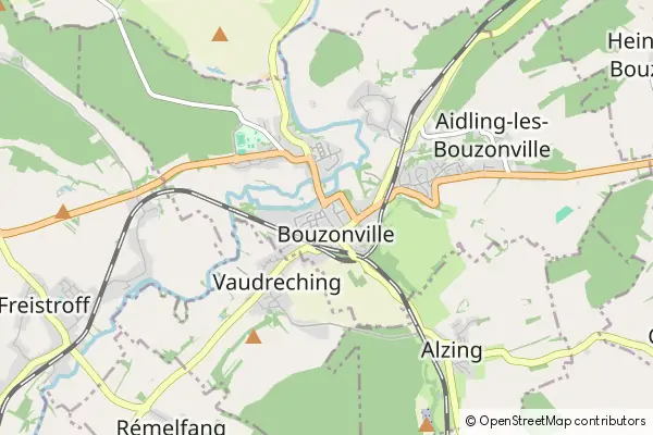 Mapa Bouzonville