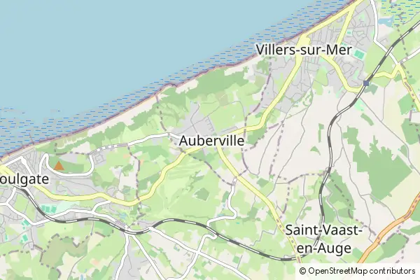 Mapa Auberville