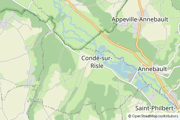 Mapa Condé-sur-Risle