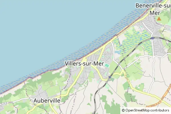 Mapa Villers-sur-Mer