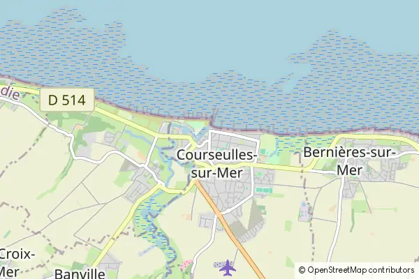 Mapa Courseulles-sur-Mer