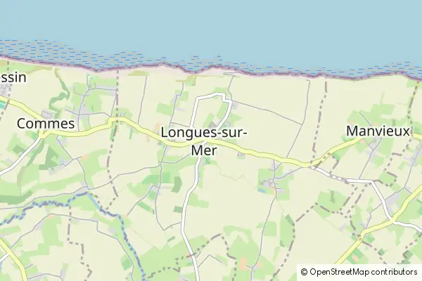 Mapa Longues-sur-Mer