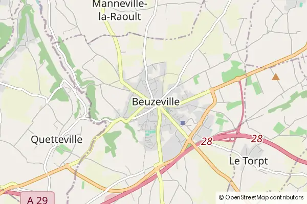 Mapa Beuzeville